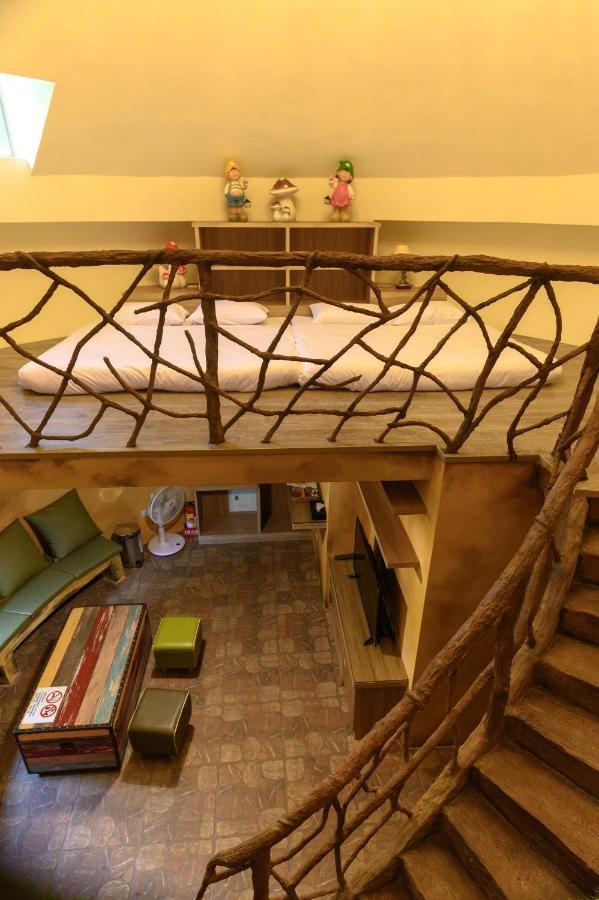 Mushroom Forest Guesthouse Camping Site Puli Ngoại thất bức ảnh